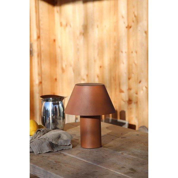 Illuminazione esterna LED con alimentazione a pannelli solari/con ricarica USB con intensità regolabile da tavolo  ø 25 cm Vivo – Markslöjd-image-1