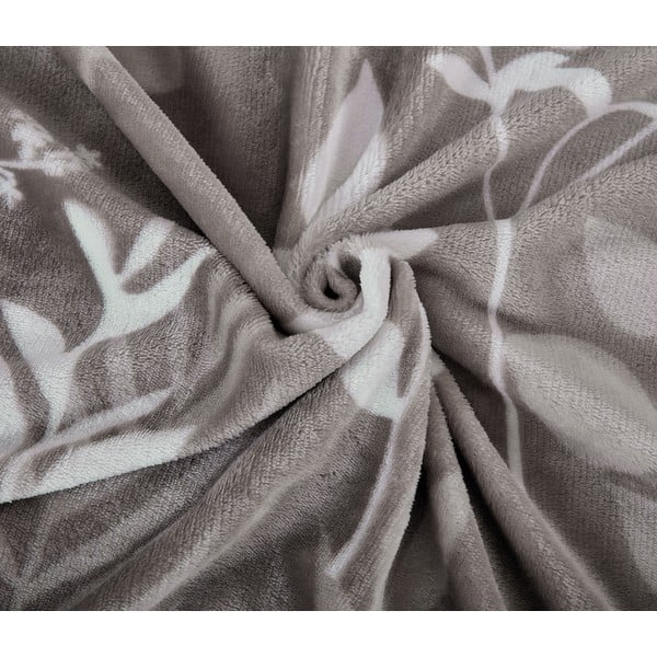 Biancheria da letto grigia in micropile per letto singolo 140x200 cm Sambuco – My House-image-1