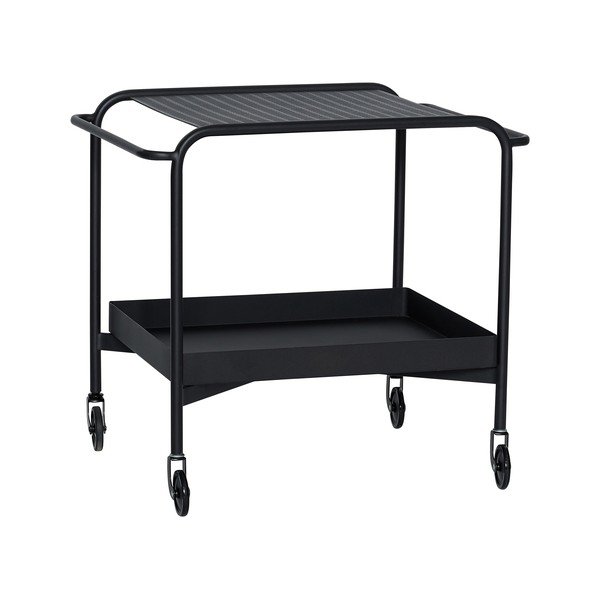 Tavolino da servizio in metallo su ruote 47x66 cm Push – Hübsch