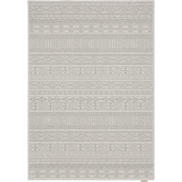 Tappeto in lana grigio chiaro 200x300 cm Pera - Agnella