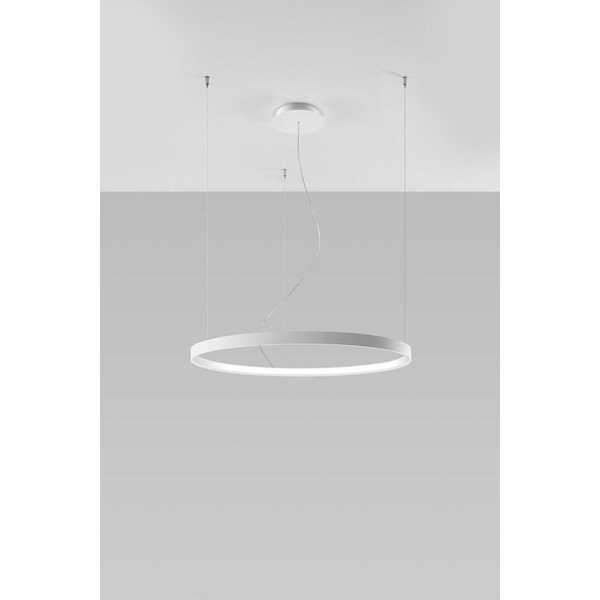 Apparecchio a sospensione bianco , ø 80 cm Ganica - Sollux-image-1