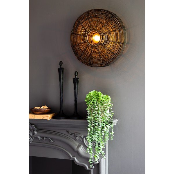 Lampada da parete nera Mataka - Light & Living-image-1