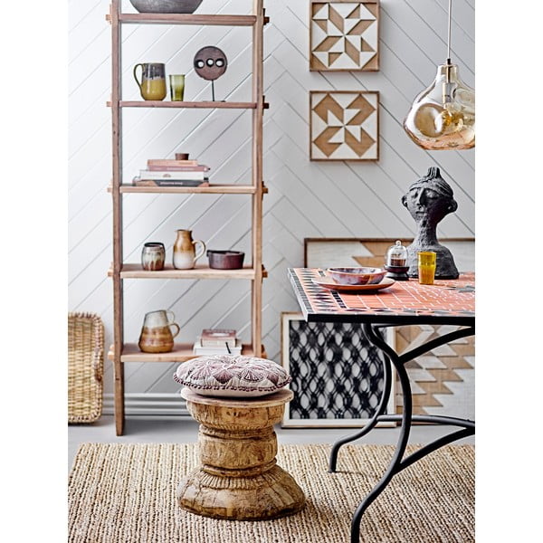 Lampadario marrone con paralume in vetro ø 30 cm Azizi – Bloomingville-image-1