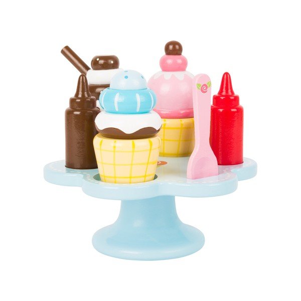 Set di gelati in legno per bambini Cono di crema - Legler