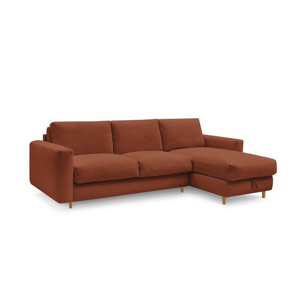 Divano angolare arancione Nouveau Cocoone – Bobochic Paris-image-2