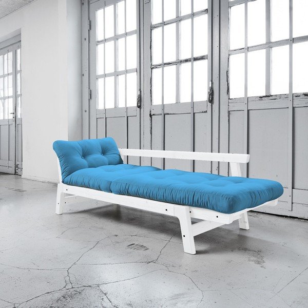 Rozkládací pohovka Karup Step White/Horizon Blue-image-3