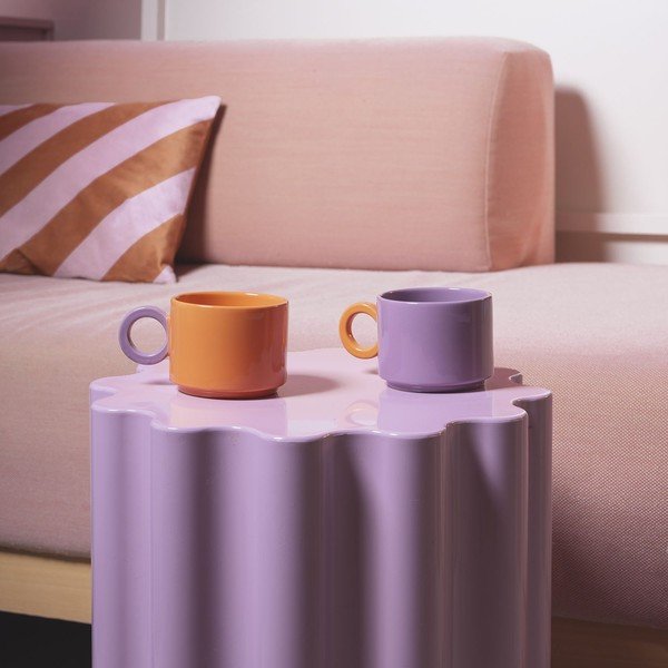 Tazza arancione in gres 280 ml Lou – ONA-image-1