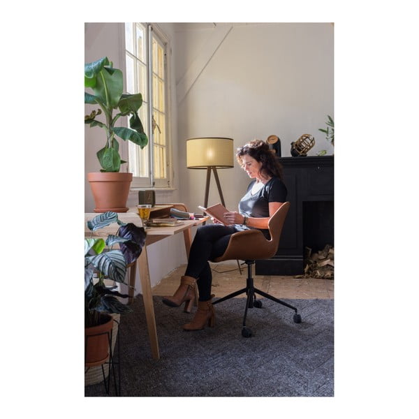 Sedia da ufficio marrone Sedia da ufficio Nikki - Zuiver-image-3