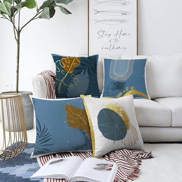 Set di 4 federe Notte magica, 55 x 55 cm - Minimalist Cushion Covers