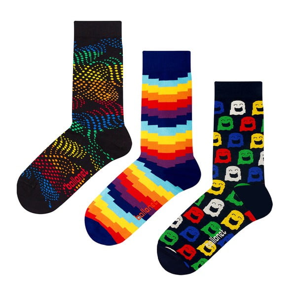 Set di 3 paia di calzini in confezione regalo, taglia 36-40 Ghost - Ballonet Socks