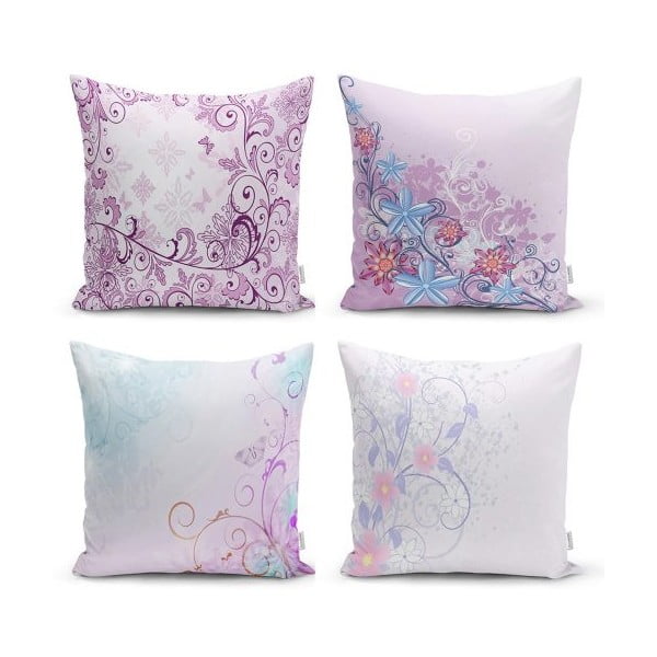 Set di 4 federe decorative Soft Pinky, 45 x 45 cm - Minimalist Cushion Covers