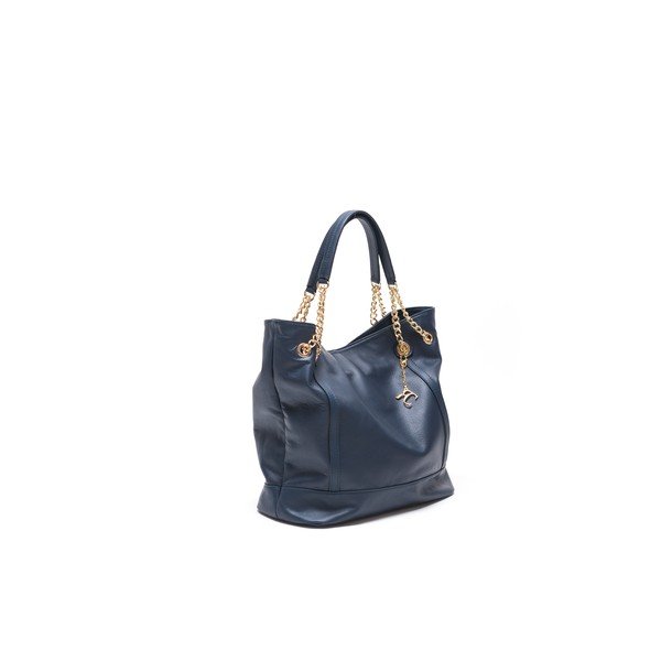 Kožená kabelka Tote 2089 Blu-image-3