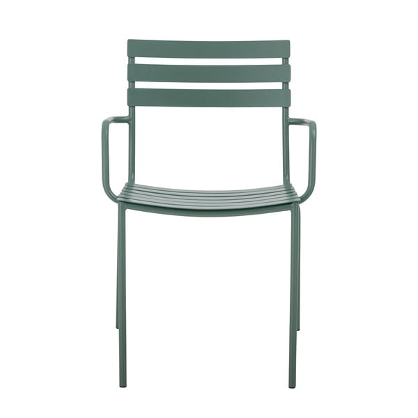 Sedia da giardino in metallo verde Monsi - Bloomingville-image-3