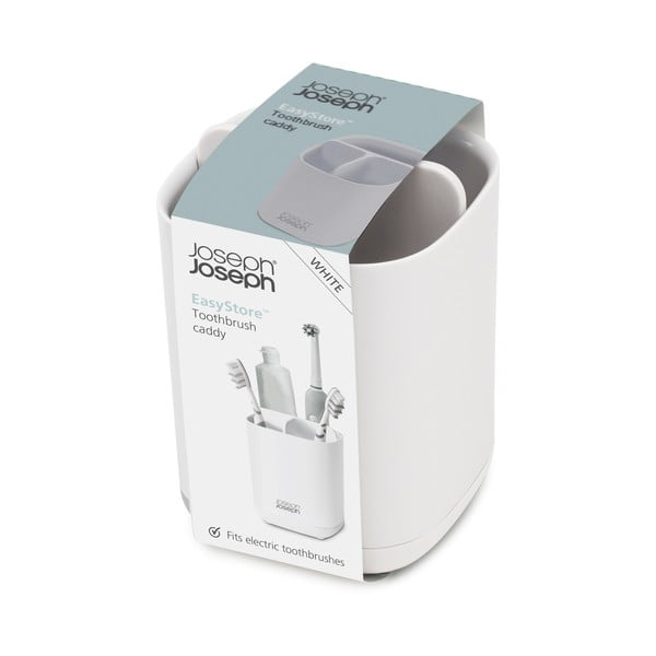 Portaspazzolino bianco EasyStore - Joseph Joseph-image-4