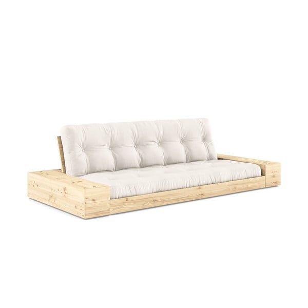 Divano letto crema 244 cm Base - Karup Design