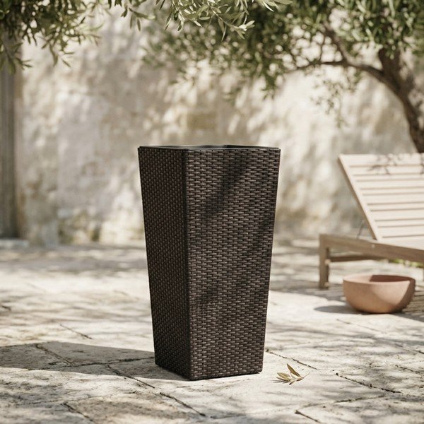 Fioriera in rattan artificiale Rose - Bonami Essentials-image-3