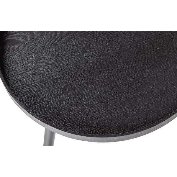 Tavolino nero , Ø 60 cm Mesa - WOOOD-image-3