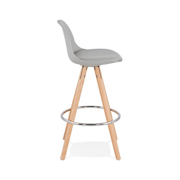 Sgabello da bar grigio, altezza seduta 64 cm Anau - Kokoon-image-4