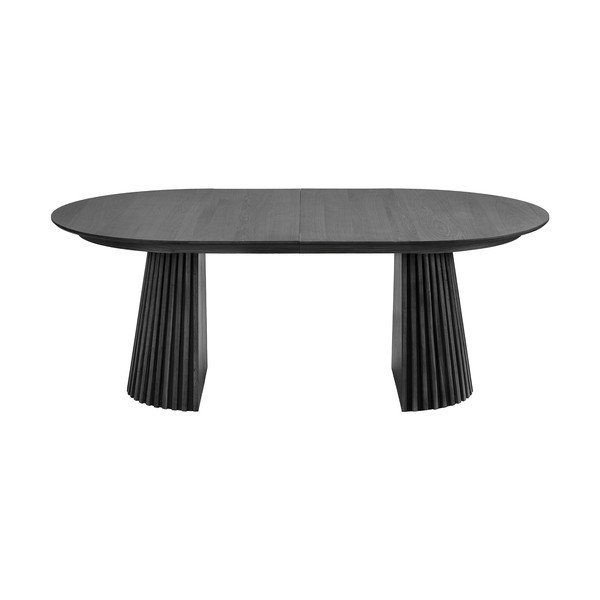 Tavolo da pranzo con effetto rovere allungabile con estensione Osaka – House Nordic-image-3