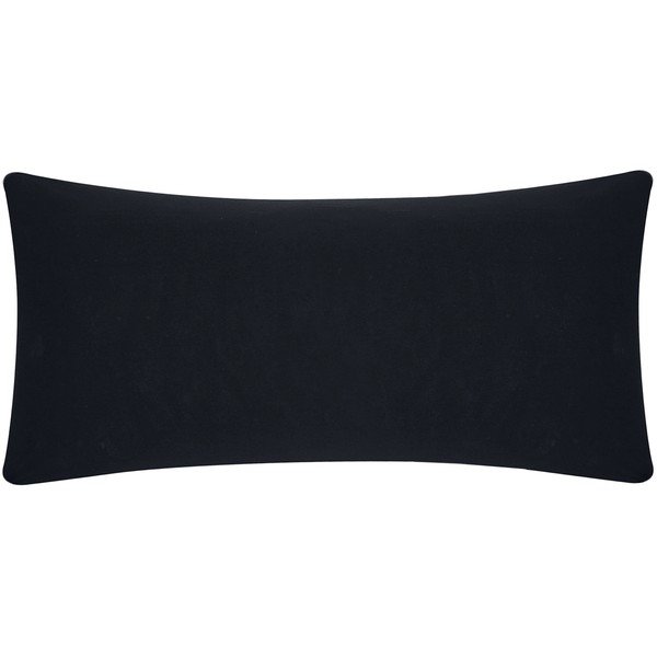 Set di 2 federe decorative in percalle di cotone nero , 40 x 80 cm Malin - Westwing Collection-image-1