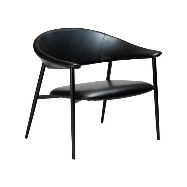 Poltrona in similpelle nera Rover - DAN-FORM Denmark