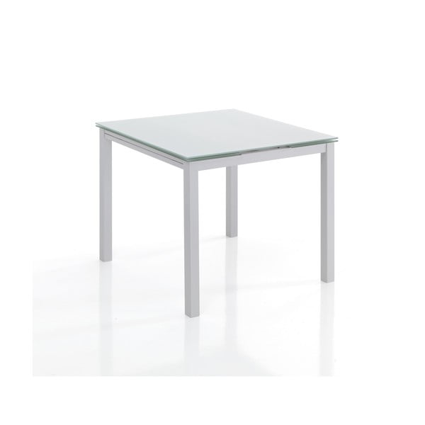 Tavolo da pranzo pieghevole con piano in vetro 90x90 cm New Daily - Tomasucci
