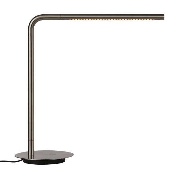 Lampada da tavolo LED argentata in metallo con intensità regolabile (altezza totale 46 cm) Omni Table – UMAGE-image-4