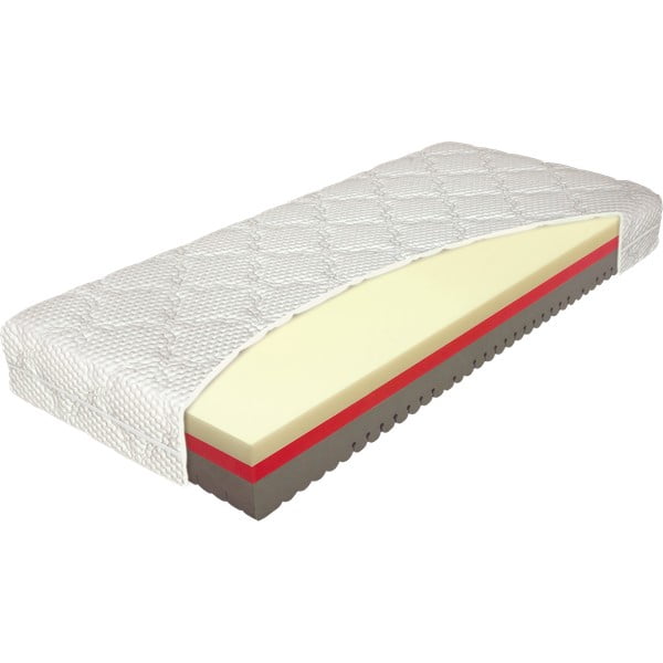 Materasso bifacciale in schiuma dura/morbida media 80x200 cm Comfort - Materasso-image-1