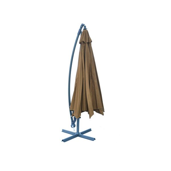 Ombrellone marrone ø 350 cm - Rojaplast-image-3