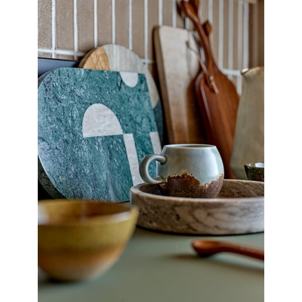 Vassoio decorativo in marmo Ivette - Bloomingville-image-2