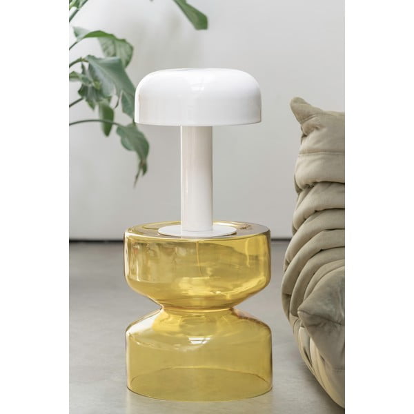 Tavolino rotondo in vetro ø 35 cm Doble  – Leitmotiv-image-1