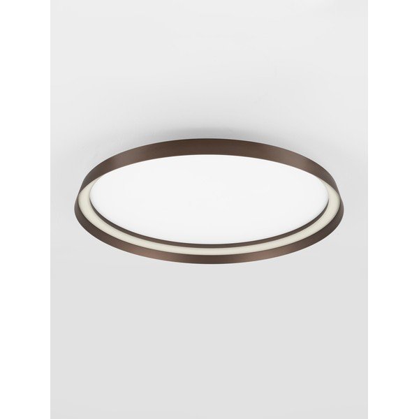 Plafoniera LED marrone in alluminio con intensità regolabile Ormi – Nova Luce-image-3