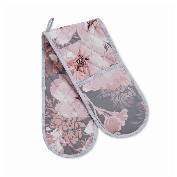 Guanto da cucina doppio in cotone Dramatic Floral - Catherine Lansfield-image-1