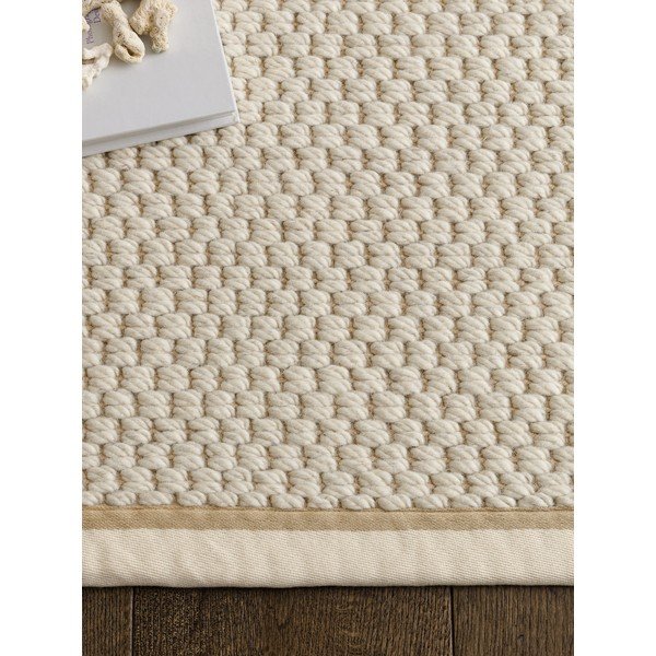 Tappeto in misto lana bifacciale e tessuto a mano color crema 160x240 cm Korra Double Loop - Asiatic Carpets-image-2