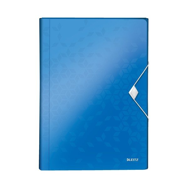 Cartella blu con scomparti WOW - Leitz