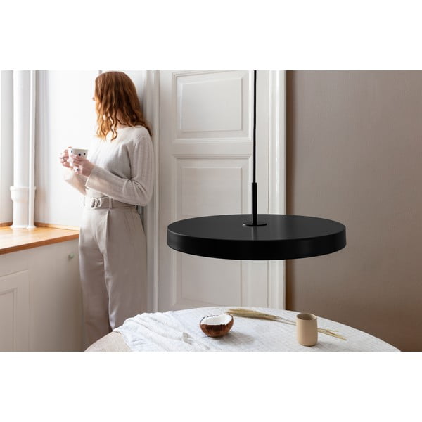 Apparecchio a sospensione LED nero con paralume in metallo ø 43 cm Asteria Medium - UMAGE-image-1