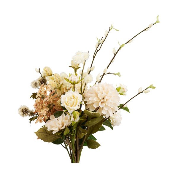 Fiore artificiale (altezza totale 63 cm) Caffè Latte – House Nordic-image-4