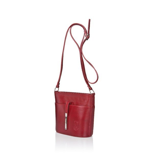 Mini borsa in pelle di vitello rossa - Markese-image-2