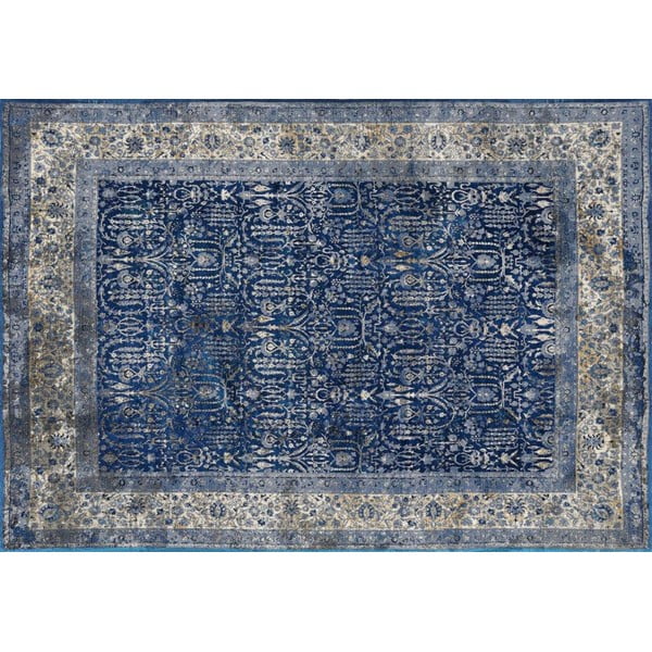 Tappeto grigio-blu , 160 x 230 cm Tabriz - Floorita-image-1