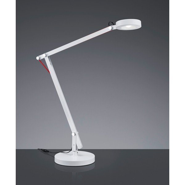 Lampada da tavolo LED bianca con struttura flessibile (altezza totale 90 cm) Amsterdam – Trio-image-1