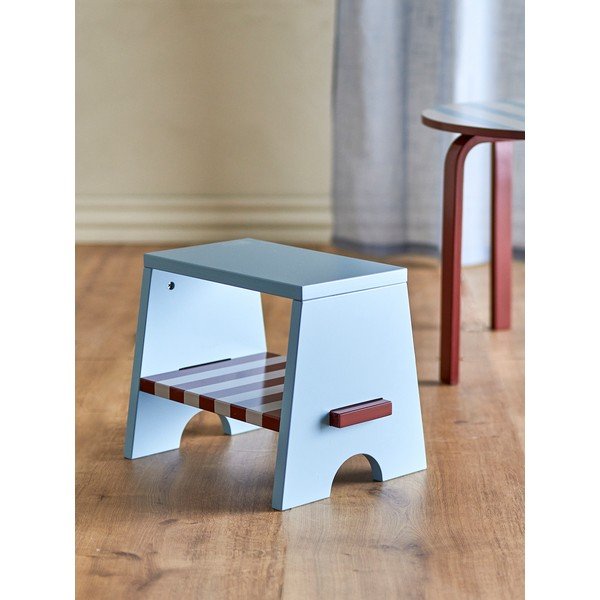 Sgabello per bambini burgundy/blu Liova – Bloomingville Mini-image-2