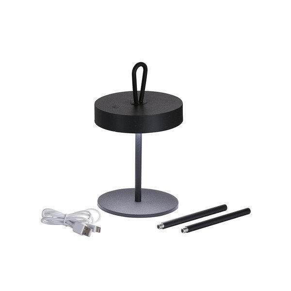 Lampada da tavolo a LED nera (altezza 47 cm) Dord - Fischer & Honsel-image-2