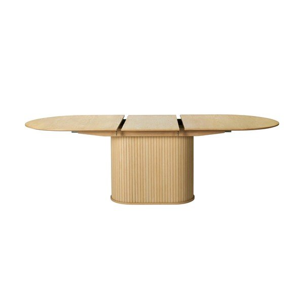 Tavolo da pranzo con effetto rovere allungabile con estensione 95x180 cm Nola – Unique Furniture-image-2