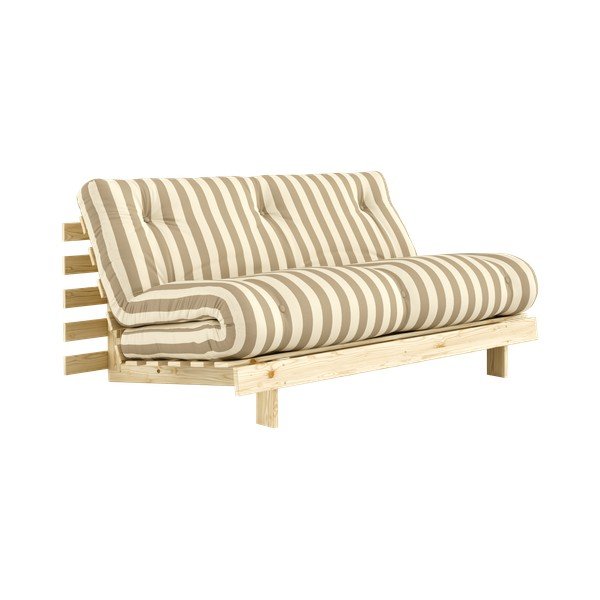 Divano beige/color crema allungabile 160 cm Roots – Karup