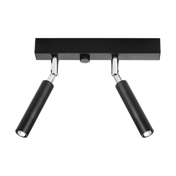 Apparecchio da soffitto nero Tiden - Sollux
