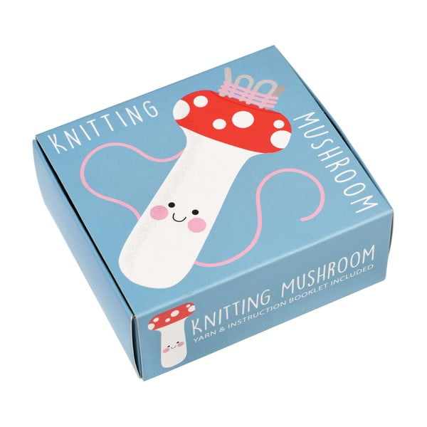 Set creativo per lavorare a maglia Knitting Kit Mushroom - Rex London-image-2