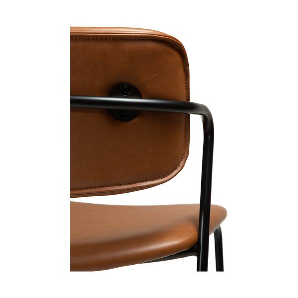Sgabello da bar in similpelle marrone, altezza 107 cm Zed - DAN-FORM Denmark-image-1