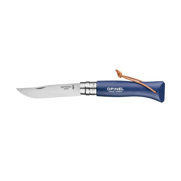 Tmavě modrý zavírací nůž Opinel Trekking N°08