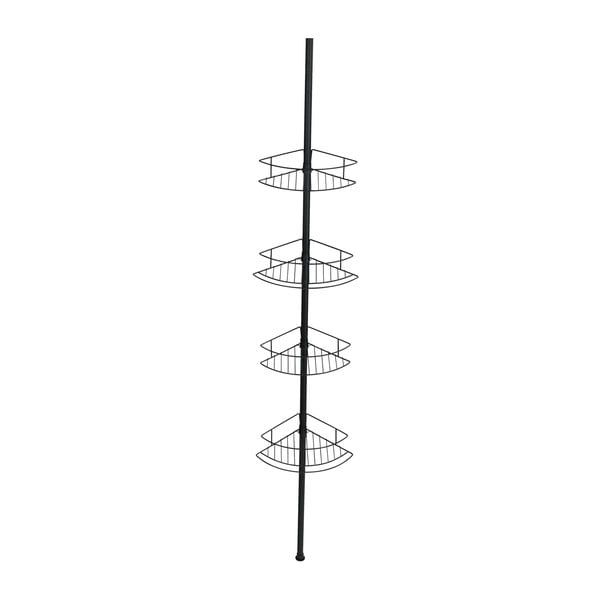 Mensola angolare telescopica nera per doccia , 23 x 31 cm Dolcedo - Wenko