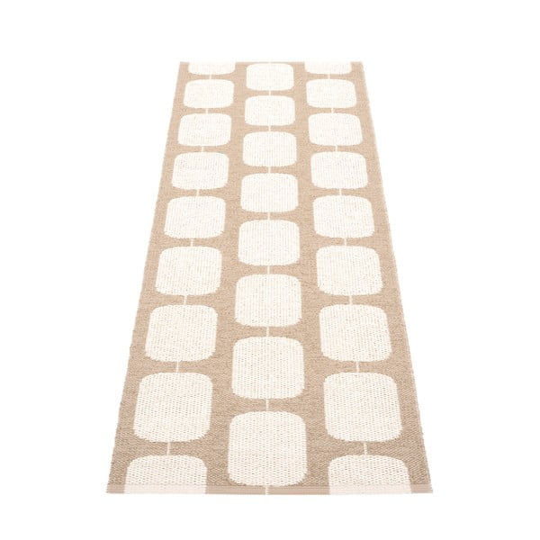 Passatoia da interno/esterno beige/color crema 70x200 cm Sten Light Nougat – Pappelina